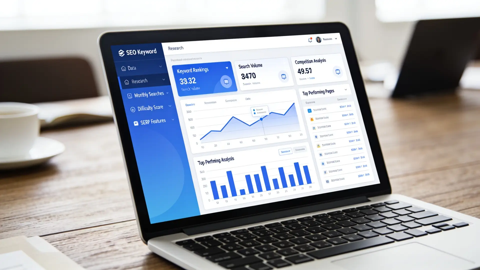 SEO keyword research dashboard - Master Search Engine Optimization
